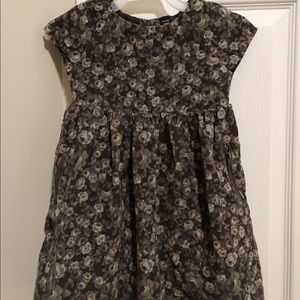 Baby GAP Brown Short Sleeved Toddler Dress